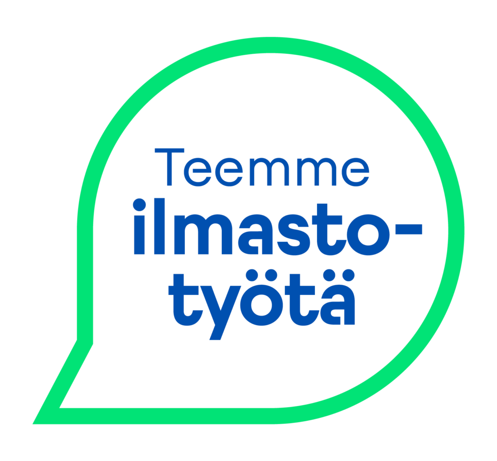 Teemme ilmastotyötä -tunnus PNG