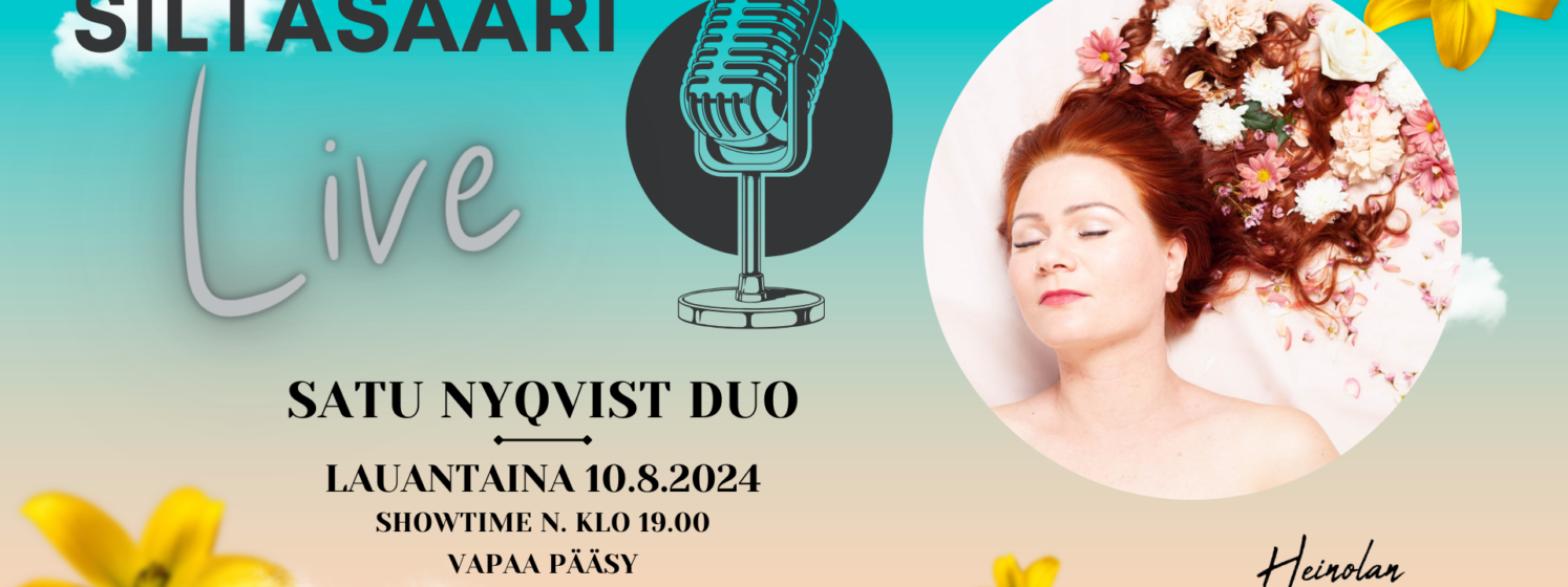 Siltasaari Live - Satu Nyqvist duo