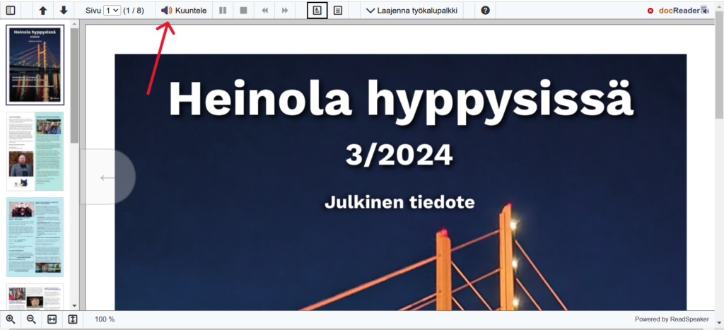 heinola hyppysissä pdf-version kuuntelu