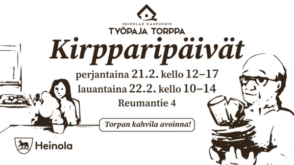 Työpaja Torpan kirpparipäivien mainos